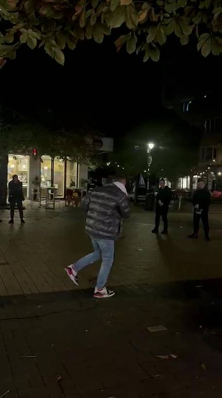Street Evangelism Bulgaria — Open-Air Gospel by Night