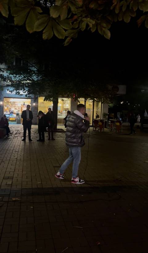 Street Evangelism Bulgaria — Taking the Microphone