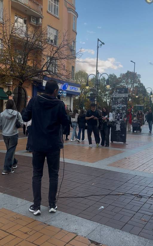 Street Evangelism Bulgaria — Open-Air on the Main Street